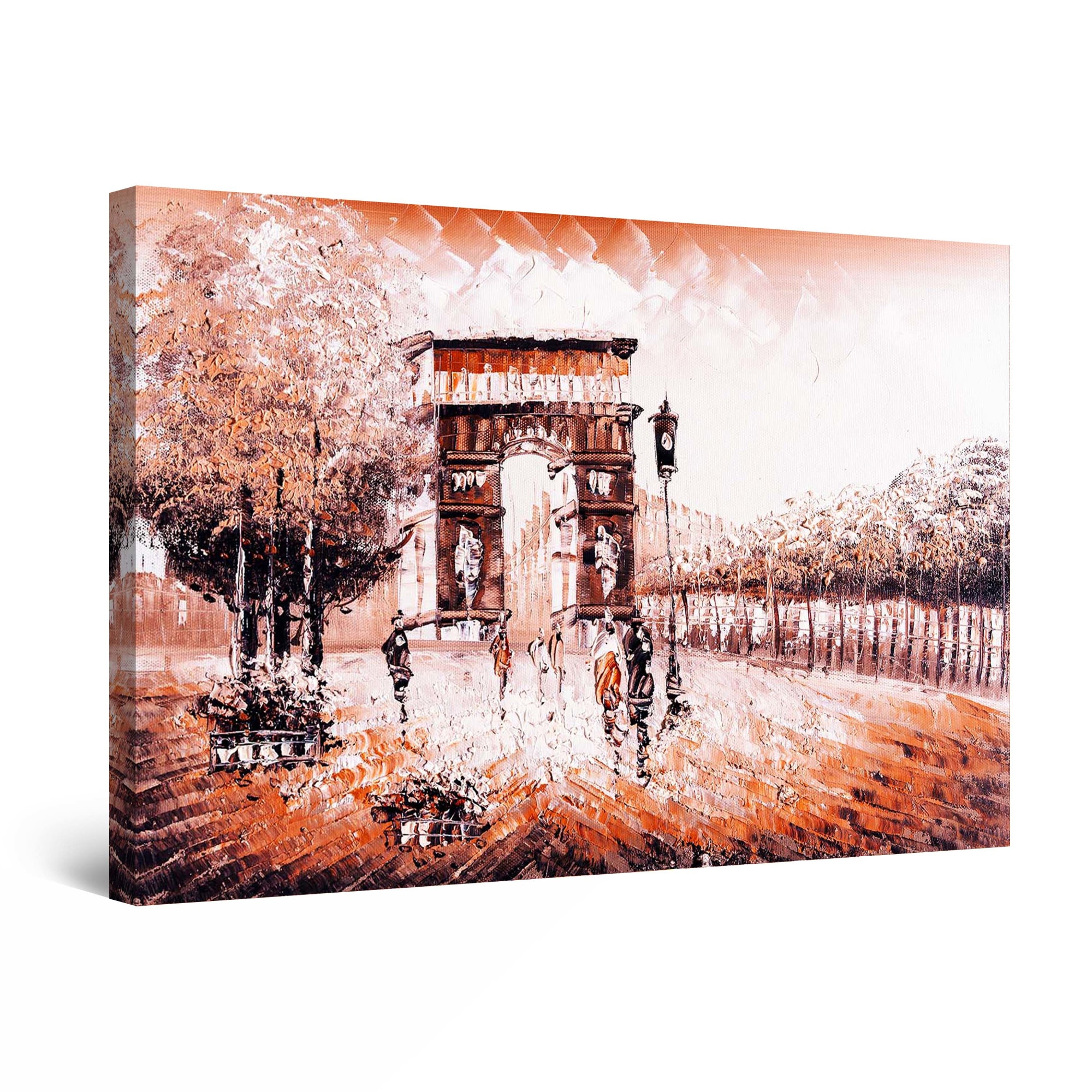 Tablou DualView Startonight Arcul de Triumf, Paris, luminos in intuneric, 30 cm x 20 cm