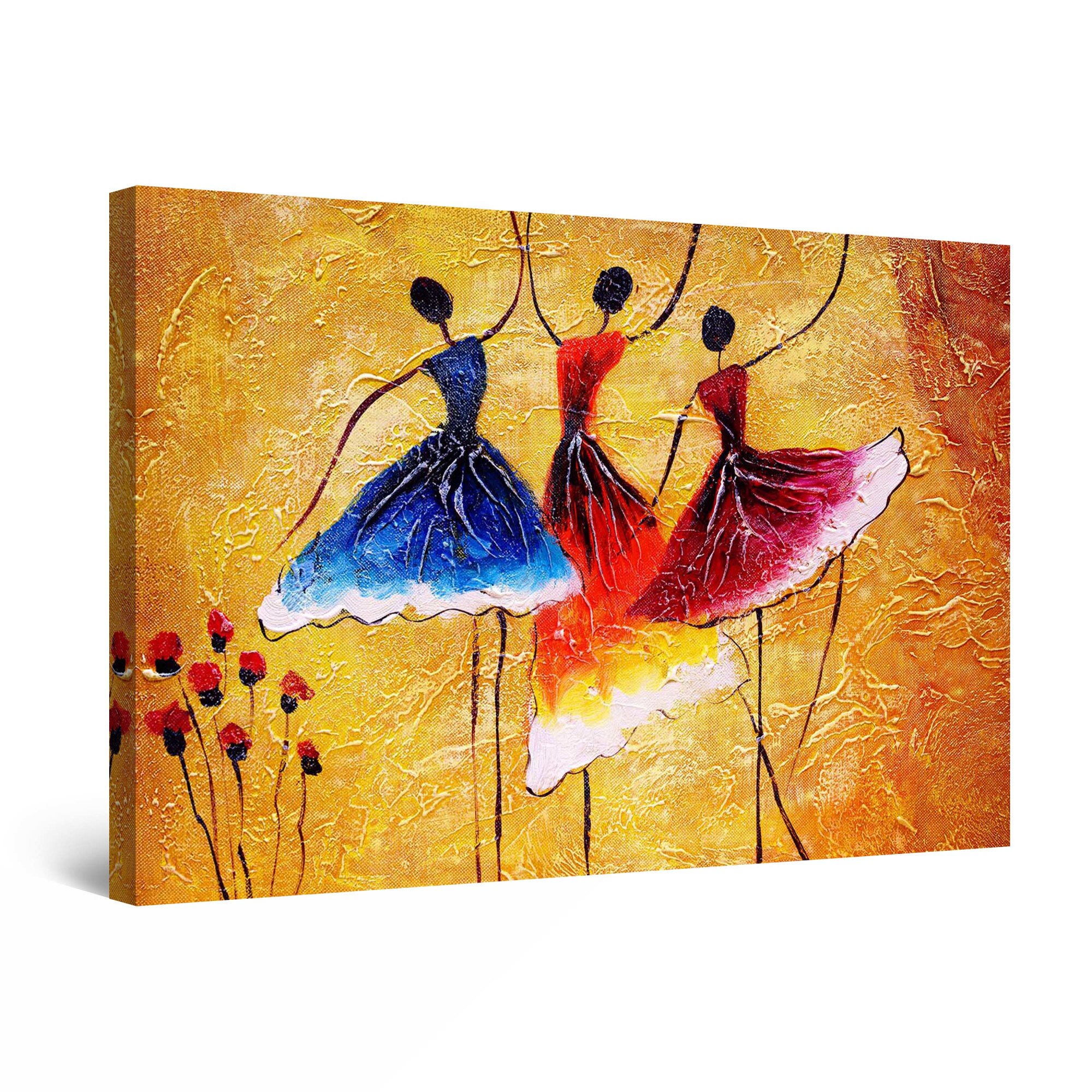 Tablou DualView Startonight Dansatoarele, luminos in intuneric, 30 cm x 20 cm