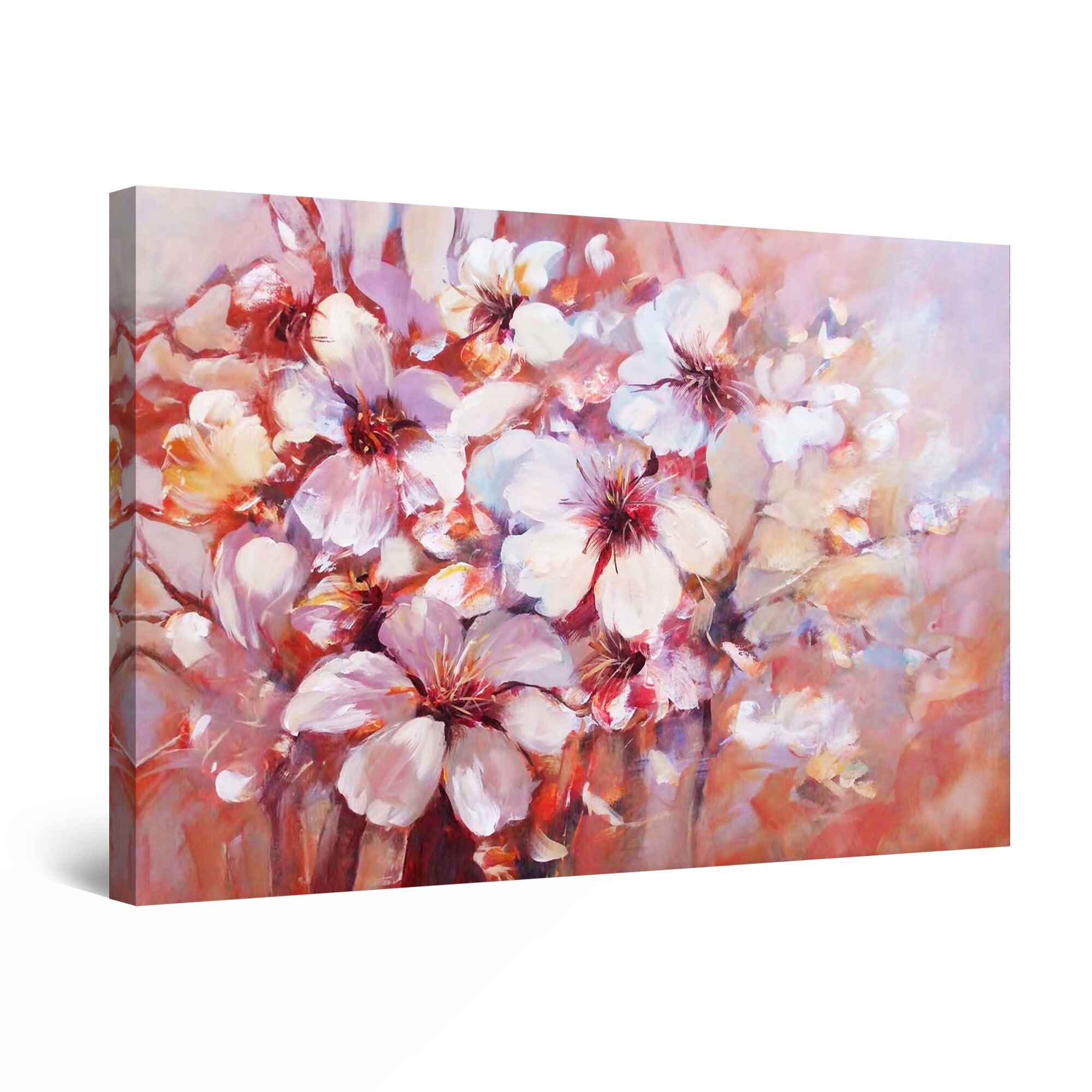 Tablou DualView Startonight Flori de cires, luminos in intuneric, 90 cm x 60 cm