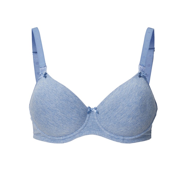 Сутиен за бременни Noppies, Кърмачки, Син, Син