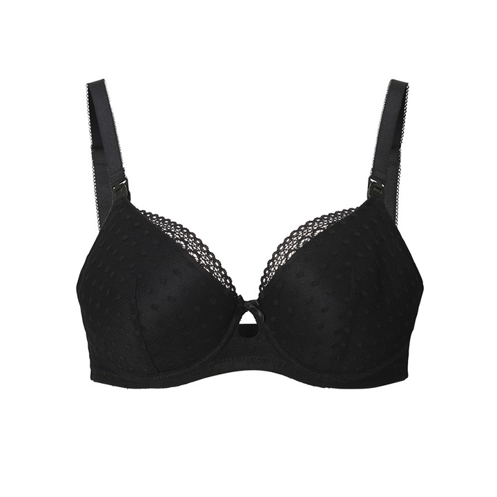 Sutien alaptare, Noppies,dantela, negru, Negru