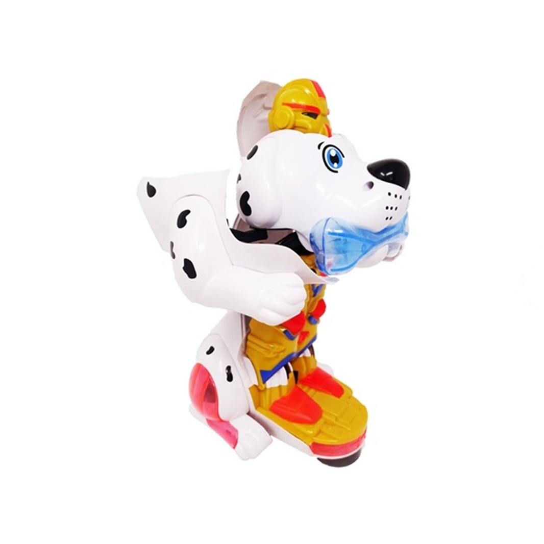 Jucarie Catelul Dalmatian Inteligent, Jucarie Interactiva Robot cu Sunete si Lumini