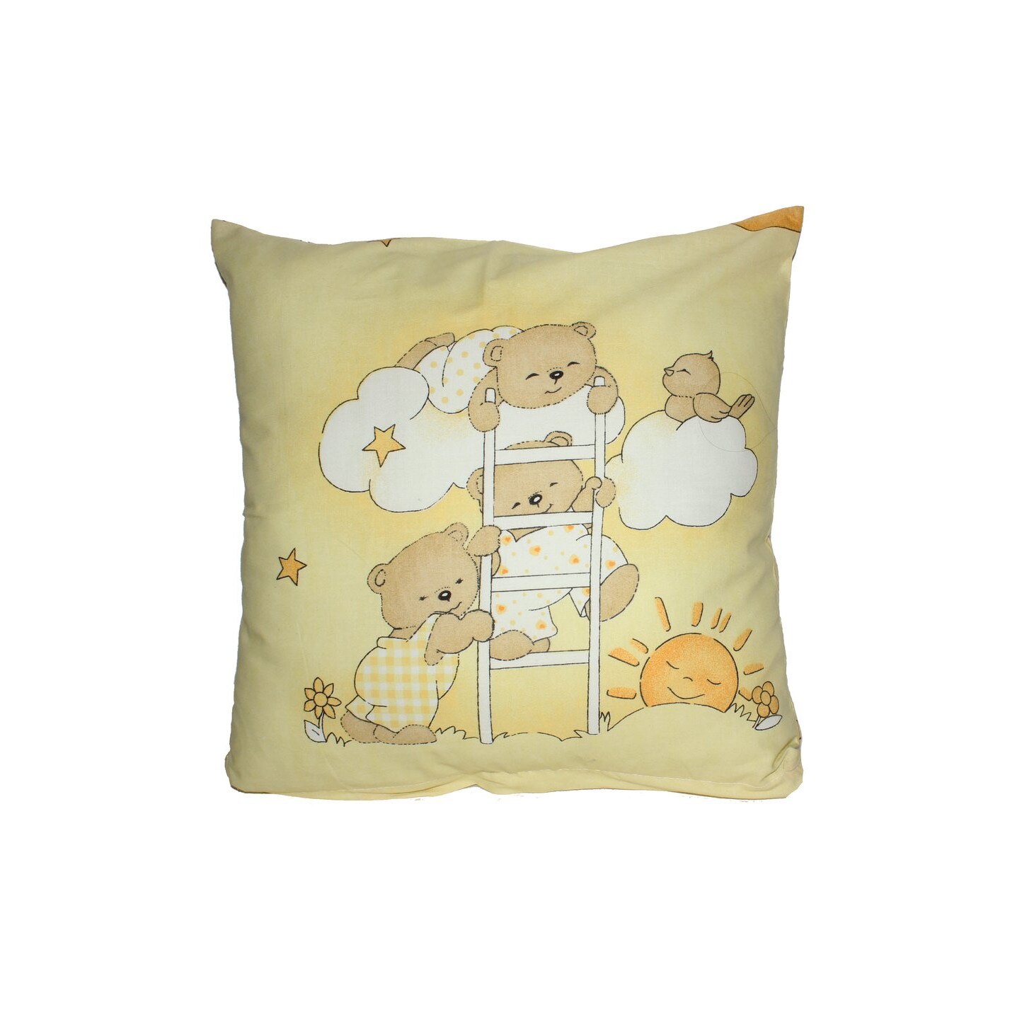 Fata de perna, ursuletul somnoros galben