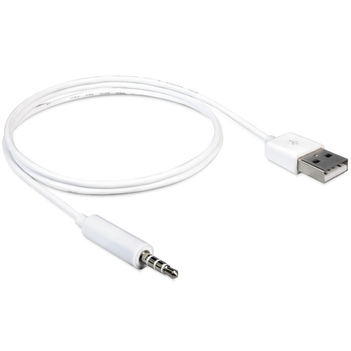 Cablu USB-A tata la Stereo jack 3.5 mm tata 4 pin IPod Shuffle 1 m, Delock - 83182