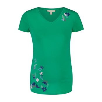 Tricou gravide, Esprit, cu imprimeu, verde, M EU Tricou gravide, Esprit, cu imprimeu, verde, M EU