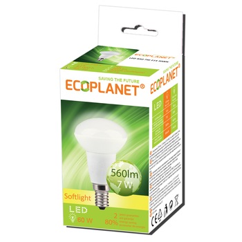 Bec Led, Ecoplanet, R50 230V 7W E14 3000K Bec Led, Ecoplanet, R50 230V 7W E14 3000K