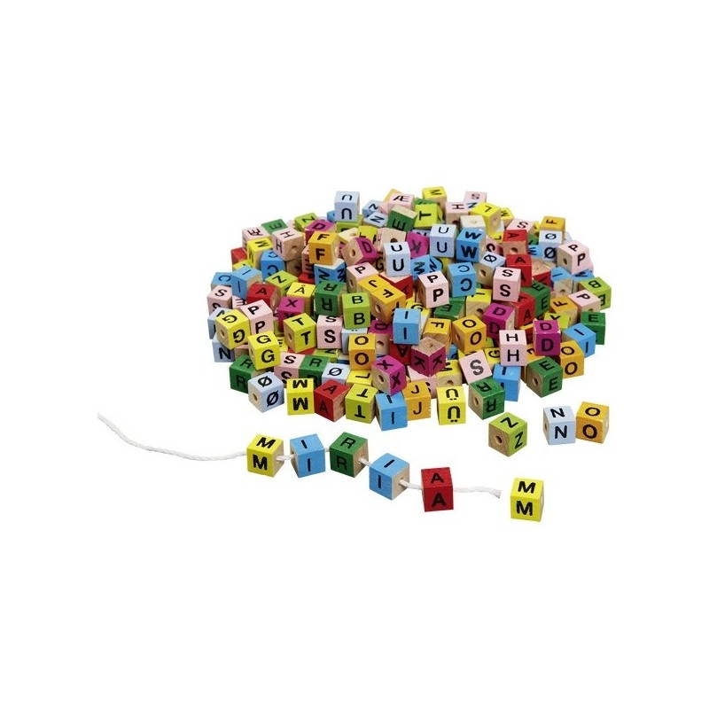 Cuburi litere, Goki, Lemn, 4 ani+