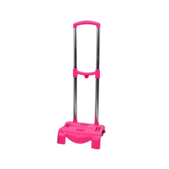 Troller cu rotile pentru ghiozdan roz 200004 Troller cu rotile pentru ghiozdan roz 200004