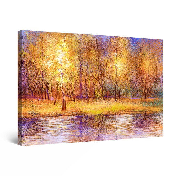 DualView Startonight festés Réz ősz, ragyogás a sötétben, 90 cm x 60 cm