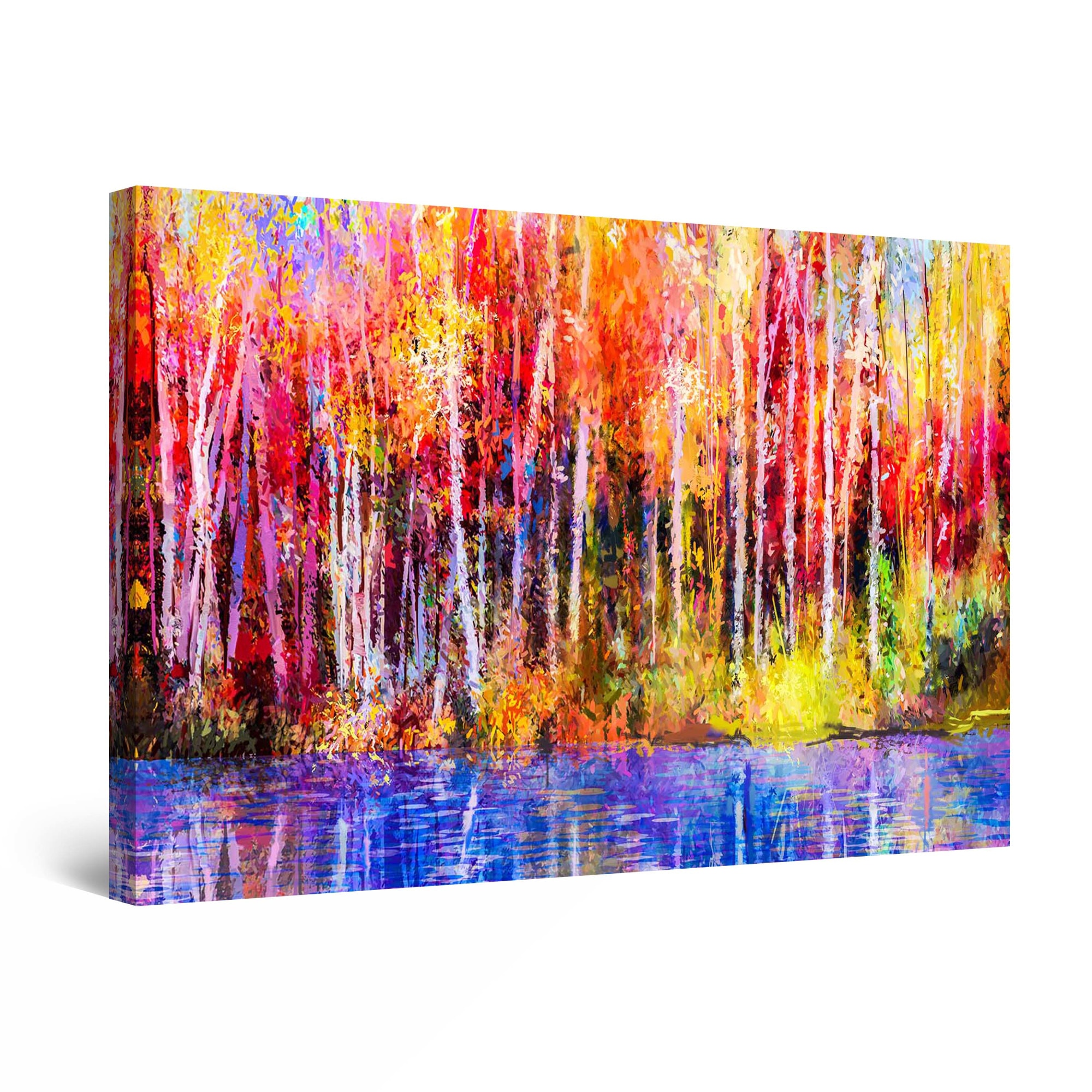 Tablou DualView Startonight La marginea padurii, luminos in intuneric, 80 cm x 120 cm