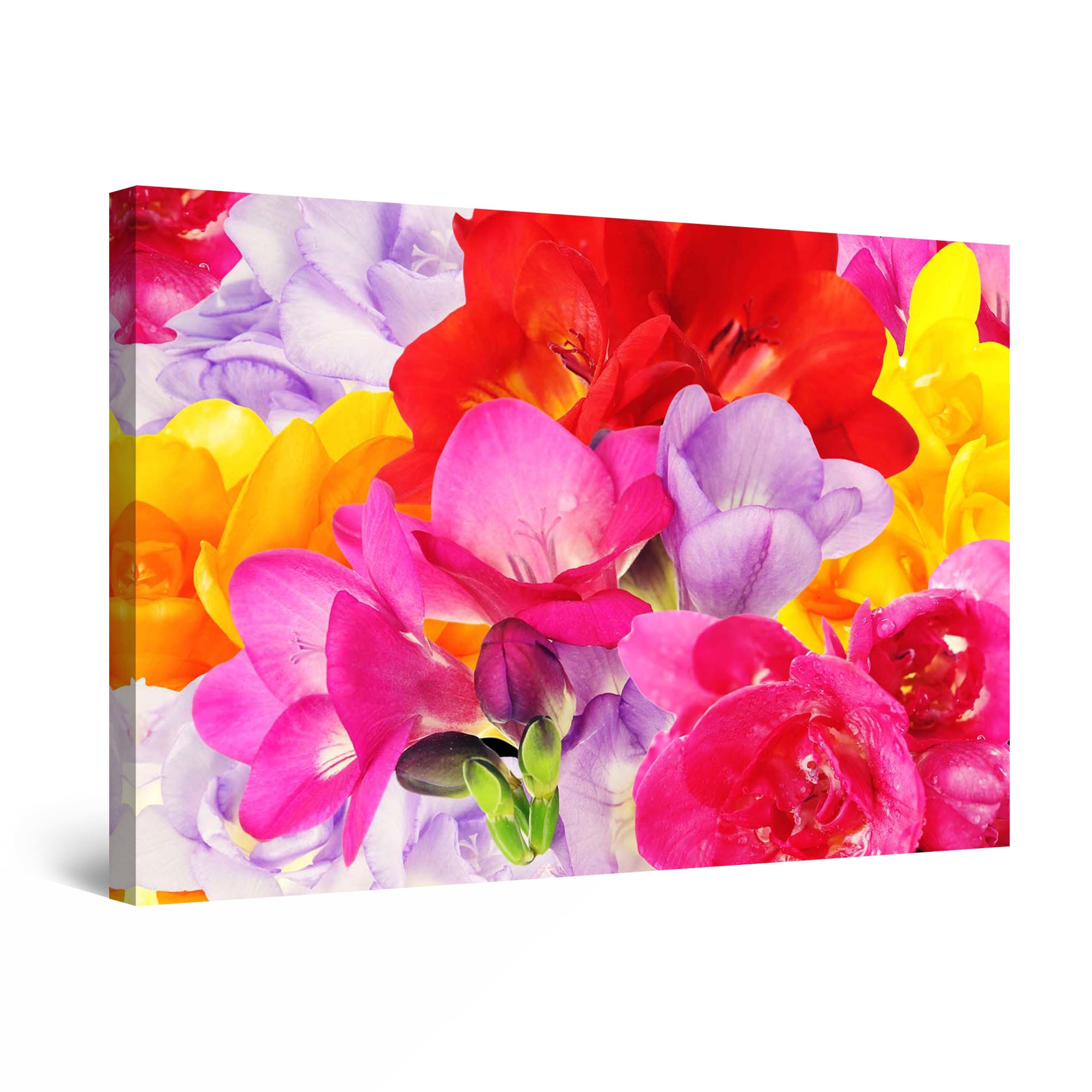 Tablou DualView Startonight Frezii colorate, luminos in intuneric, 90 cm x 60 cm