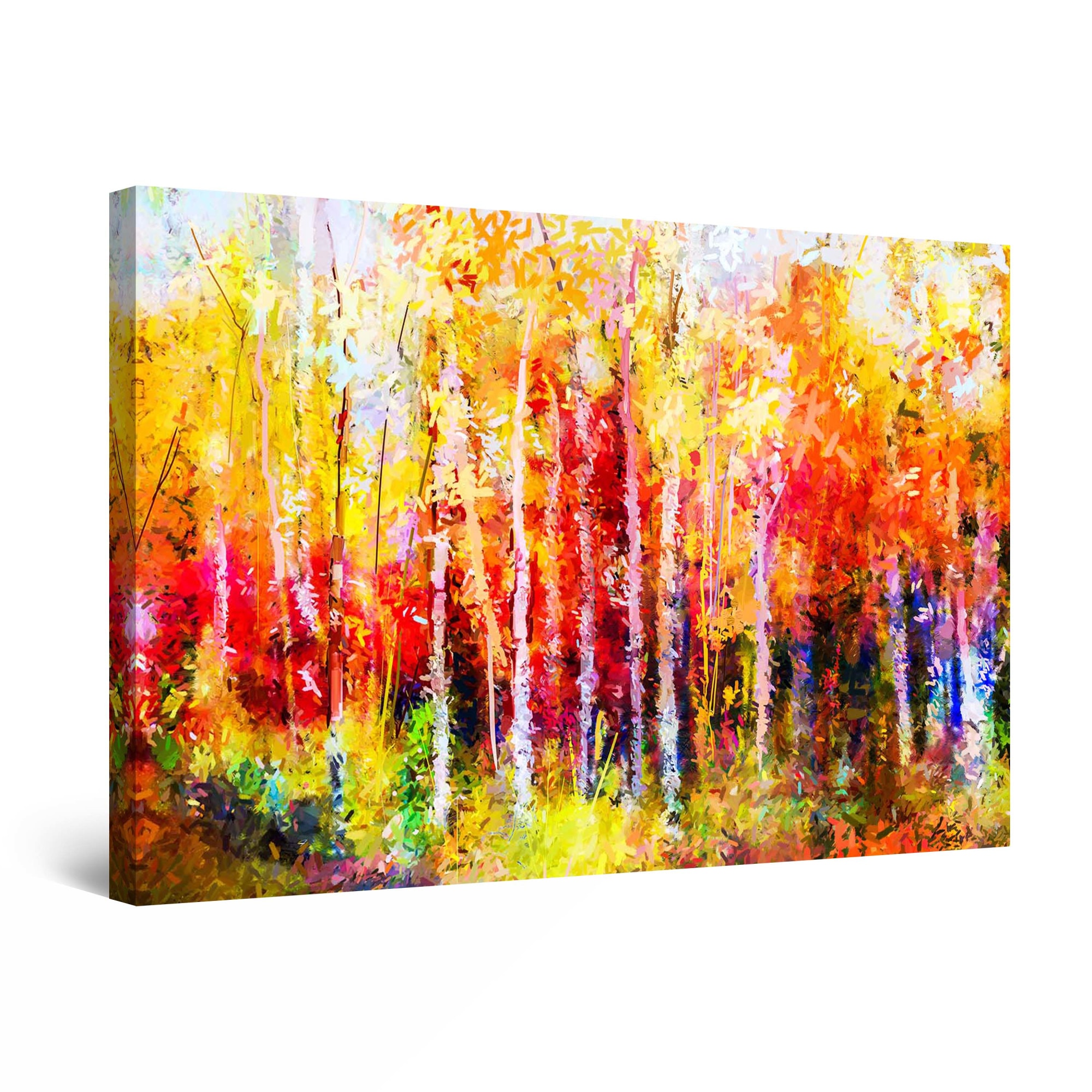 Tablou DualView Startonight Toamna tarzie, luminos in intuneric, 90 cm x 60 cm