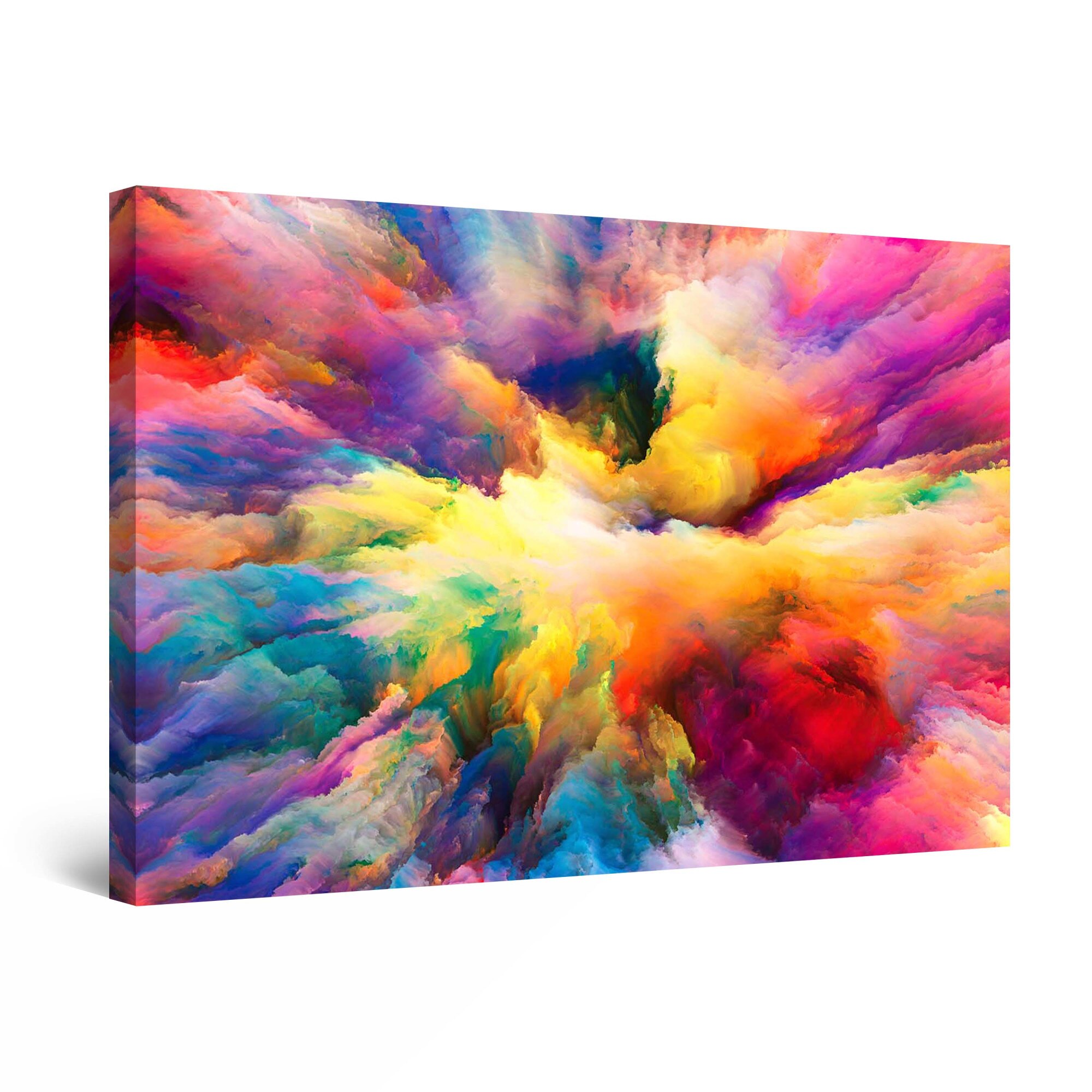 Tablou DualView Startonight Nori multicolori, luminos in intuneric, 90 cm x 60 cm