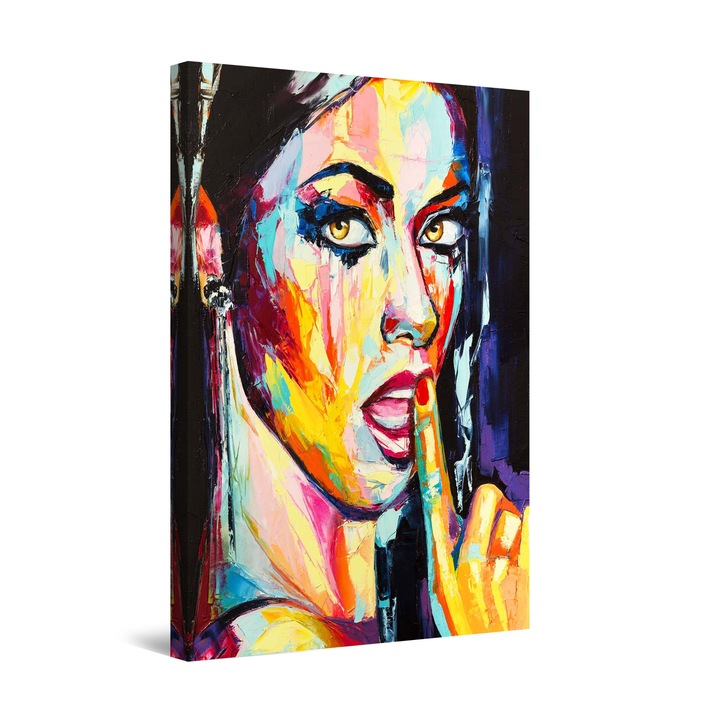 Tablou DualView Startonight Personalitate puternica, luminos in intuneric, 90 cm x 60 cm