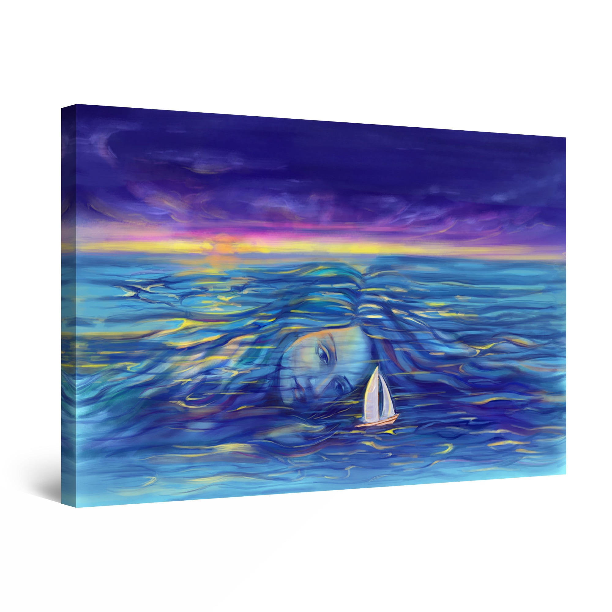 Tablou DualView Startonight Zeita marii, luminos in intuneric, 90 cm x 60 cm