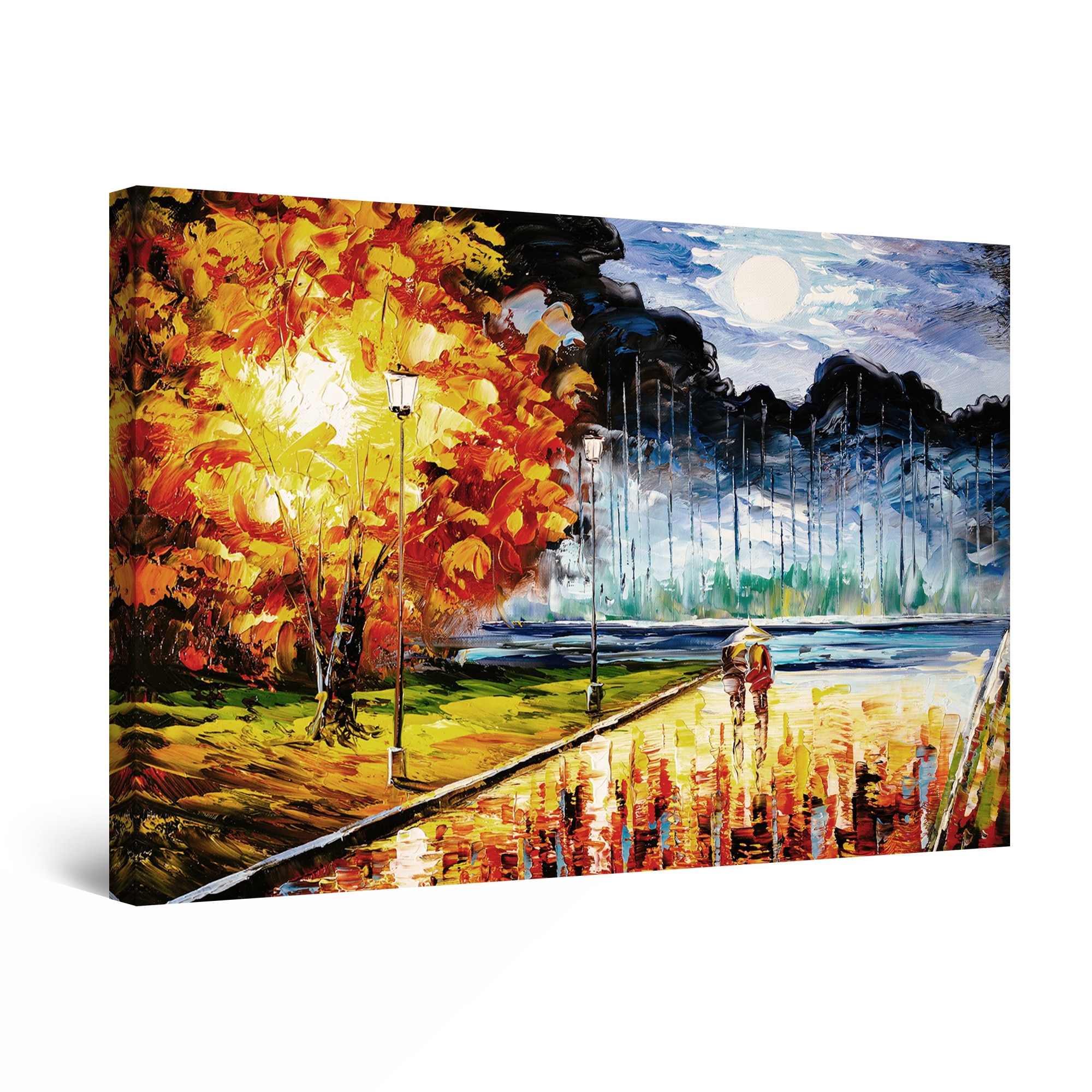 Tablou DualView Startonight Plimbare de seara, luminos in intuneric, 30 cm x 20 cm