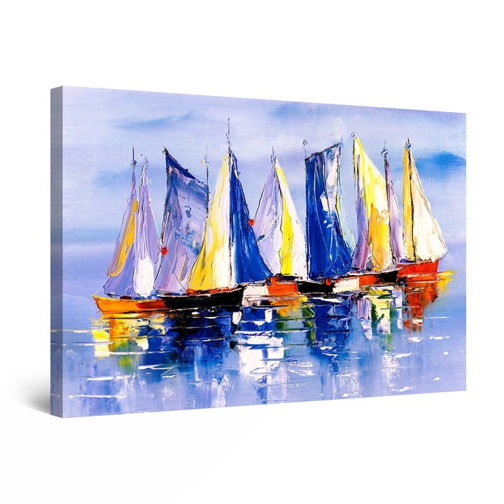 Tablou DualView Startonight Parada barcilor, luminos in intuneric, 90 cm x 60 cm