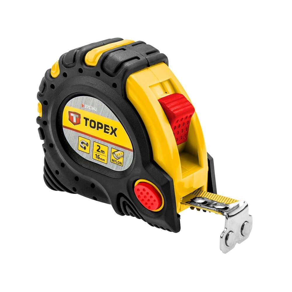 Ruleta magnetica cu banda din otel, lungime 2m, 27C342, Topex