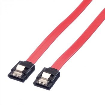 Cablu date SATA III 6 Gb/s drept/drept 0.5m Rosu, Value 11.99.1550 Cablu date SATA III 6 Gb/s drept/drept 0.5m Rosu, Value 11.99.1550