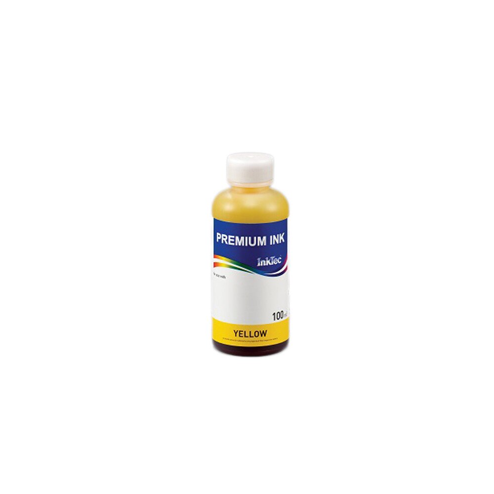 Flacon Cerneala INKTEC pentru Brother LC1100Bk/LC980Bk/LC67BK/C/M/Y , Galben (Yellow), 100 ml
