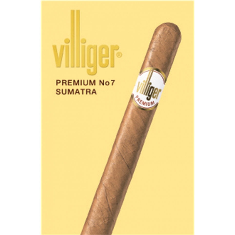 Tigari de foi, Villiger Sohne Gmbh, Villiger Premium No 7 Sumatra, long filler, 5 buc