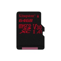 card kingston canvas react microsdxc 64gb clasa 10 uhs-i u3 v30 100mbs imagen 7_0_
0