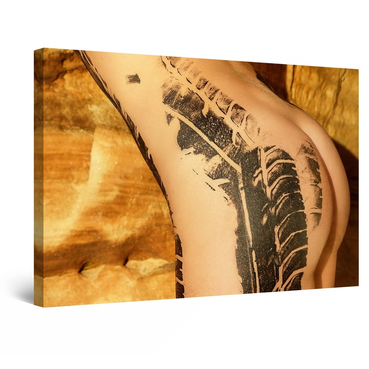 Tablou DualView Startonight Urme pe piele, luminos in intuneric, 90 cm x 60 cm