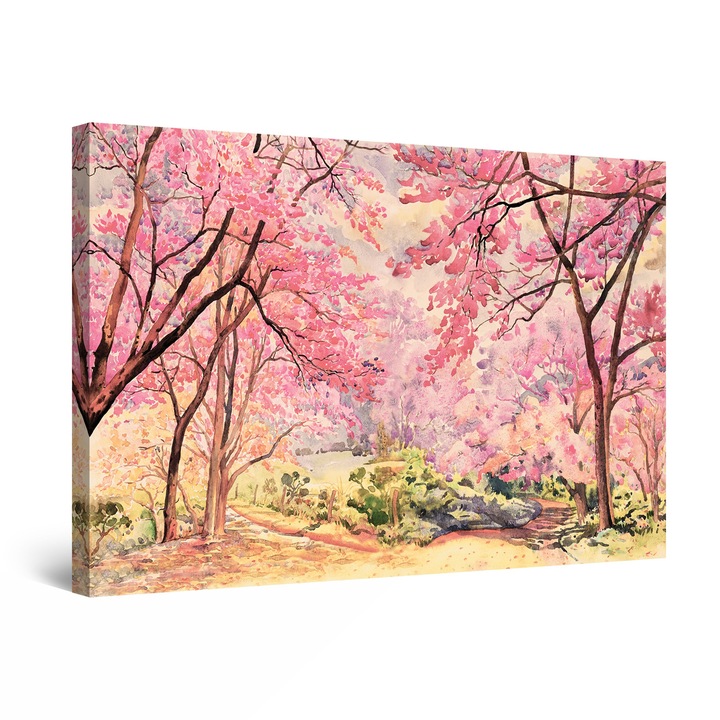 DualView Startonight картина Cherry blossoms, свети в тъмното, 80 cm x 120 cm