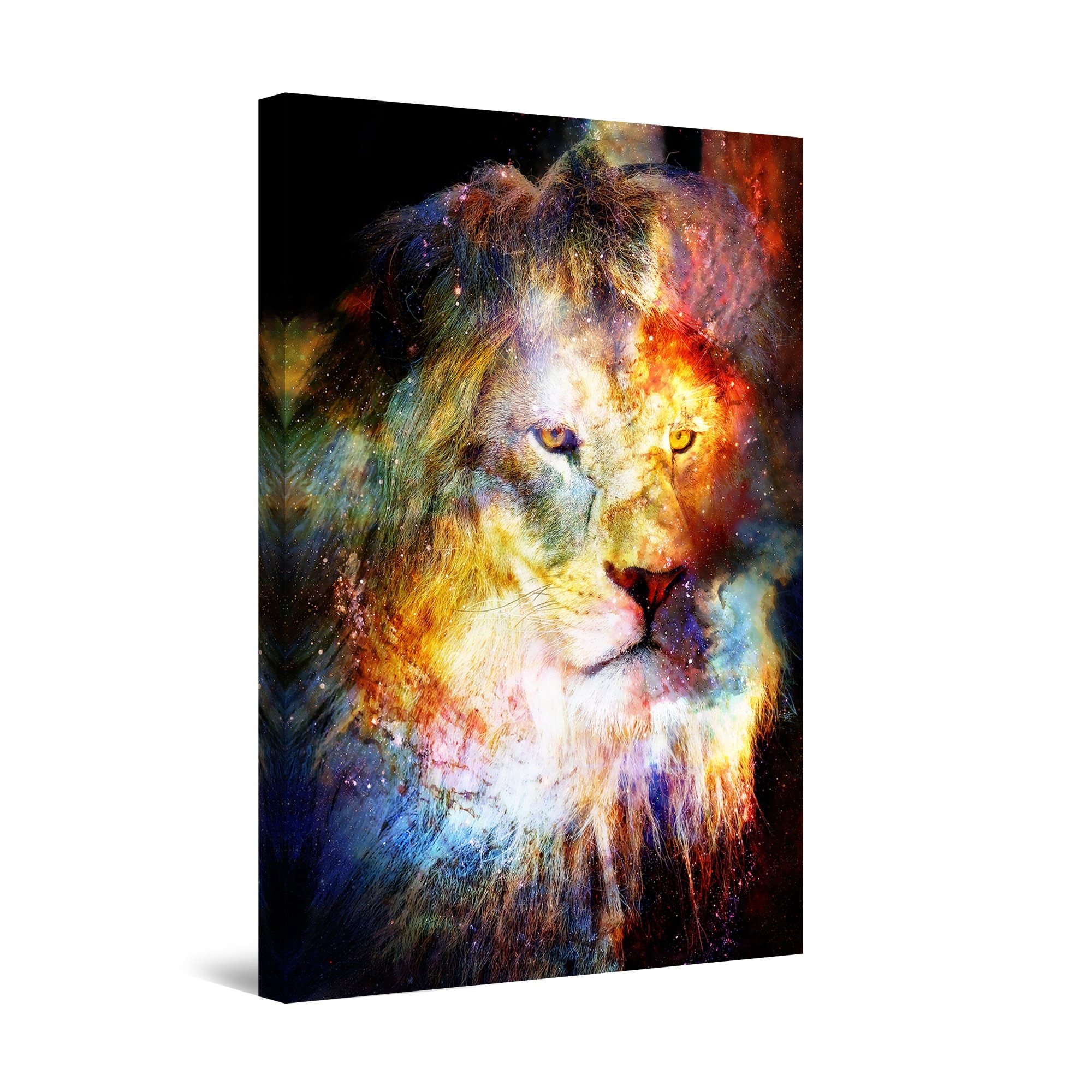 Tablou DualView Startonight Maretia leului, luminos in intuneric, 80 cm x 120 cm