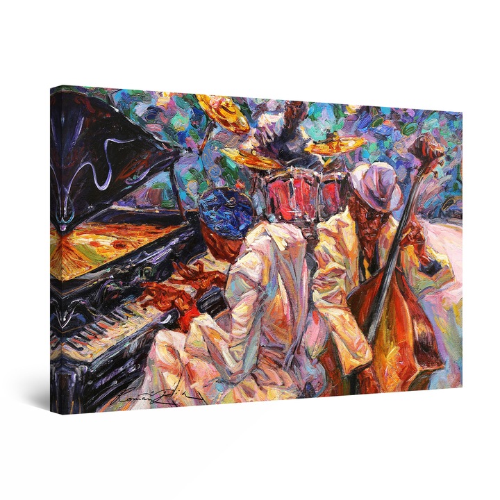 Картина DualView Startonight Musicians, светеща в тъмното, 80 см x 120 см