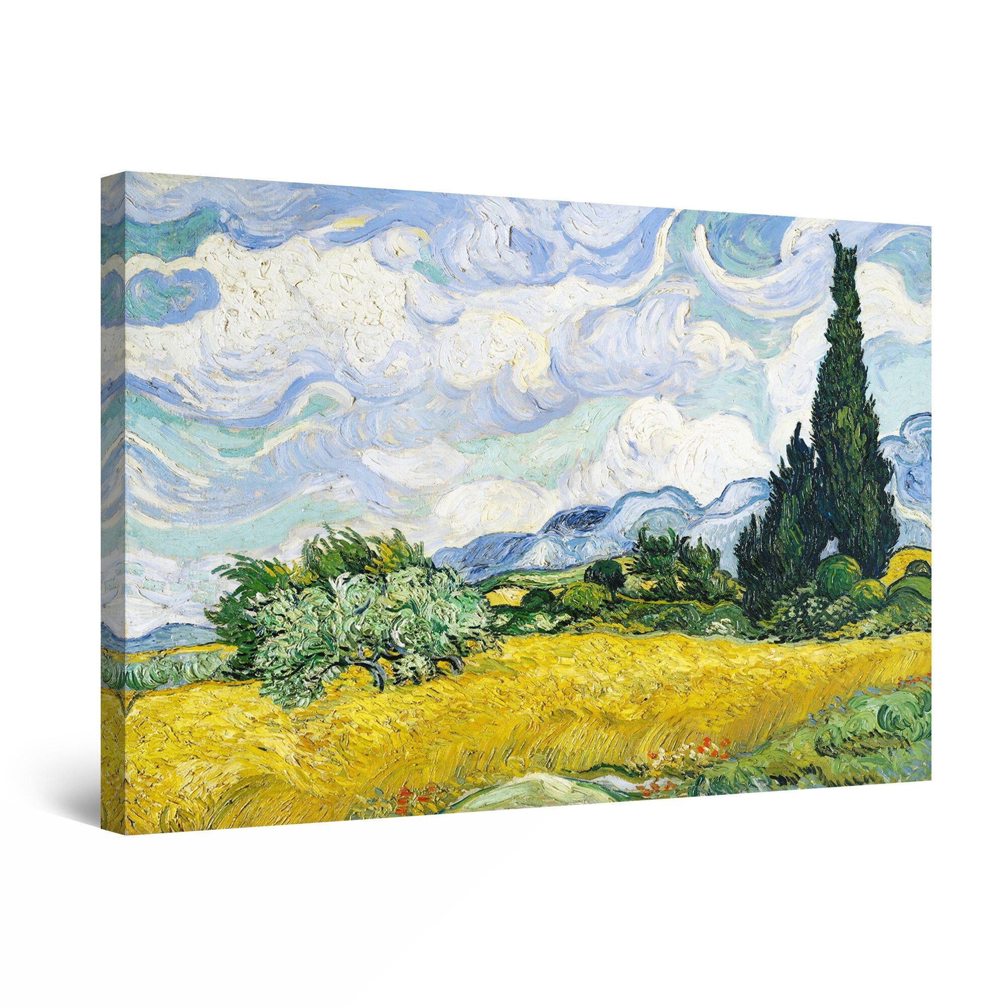 Tablou DualView Startonight Peisaj idealizat, luminos in intuneric, 80 cm x 120 cm