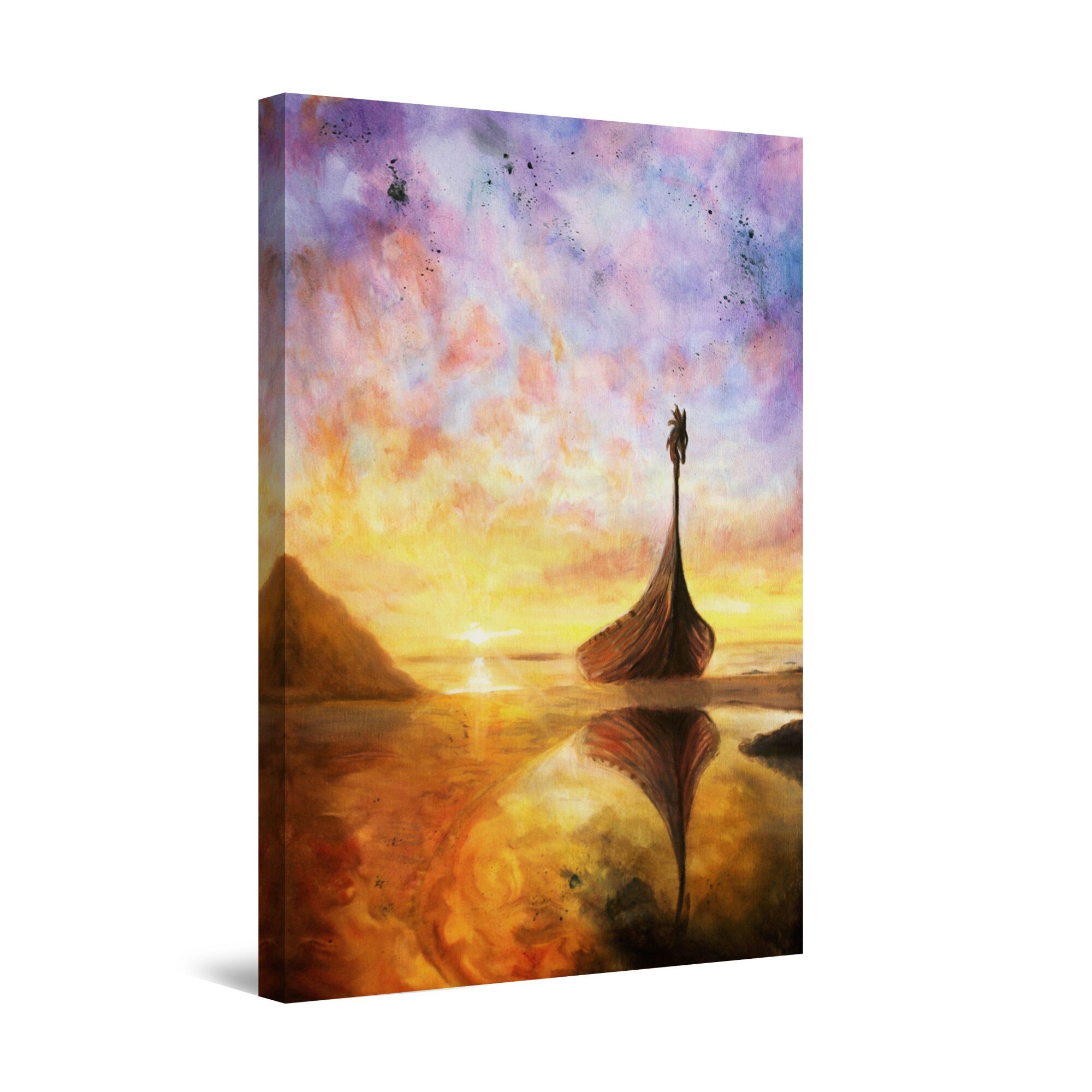Tablou DualView Startonight Rasarit in Tailanda, luminos in intuneric, 80 cm x 120 cm