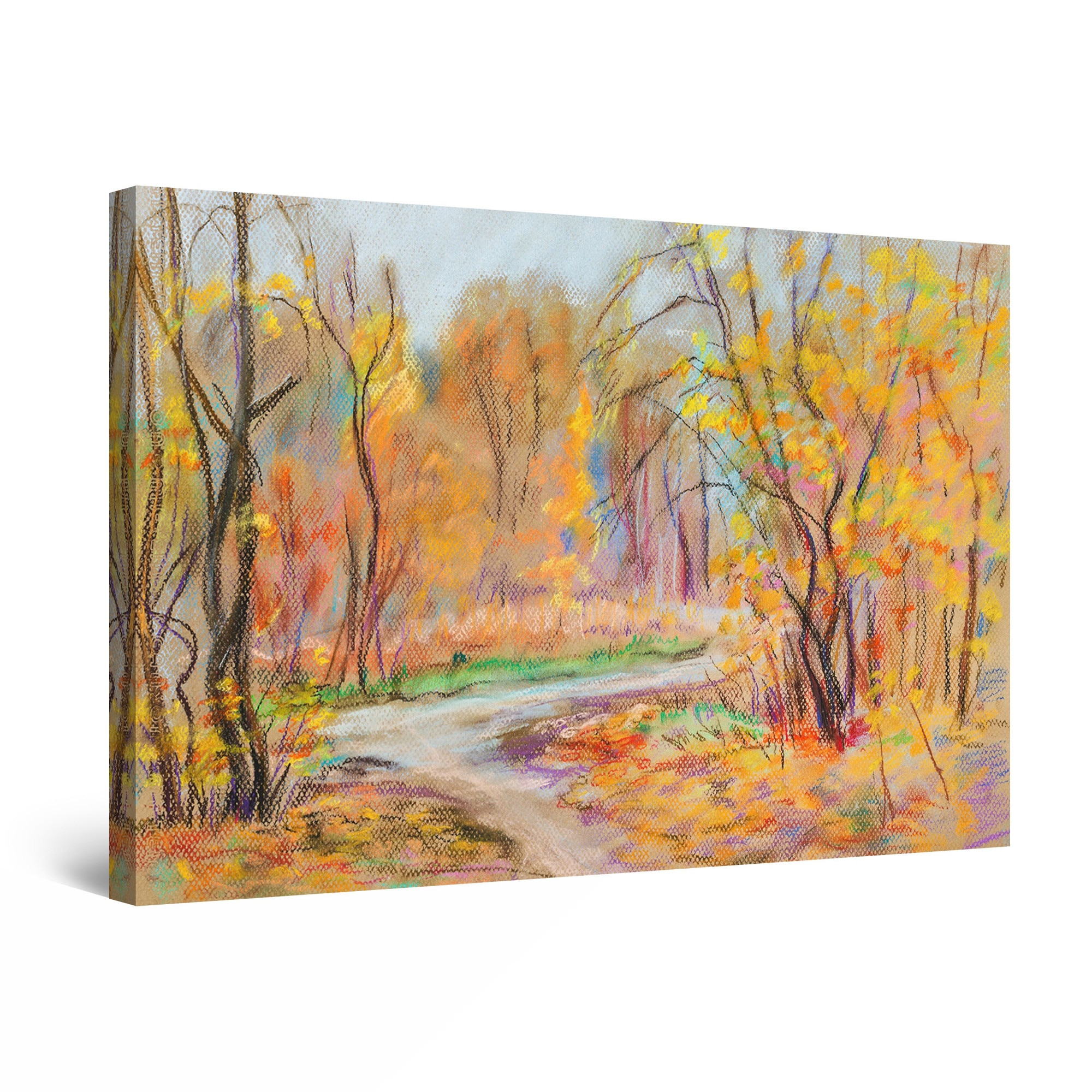 Tablou DualView Startonight Decorul galben si raul, luminos in intuneric, 30 cm x 20 cm