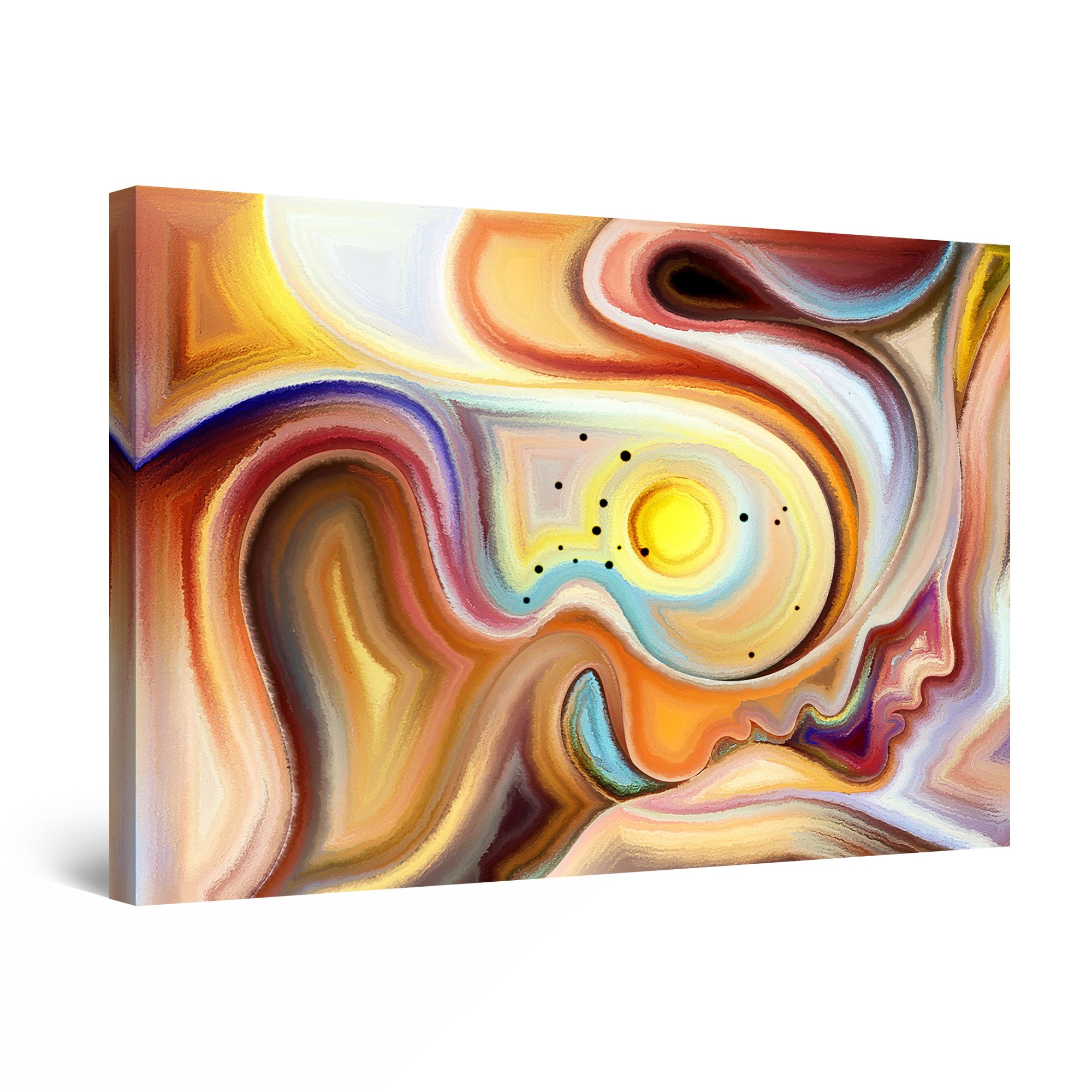 Tablou DualView Startonight Sarut pe umarul ei, luminos in intuneric, 90 cm x 60 cm