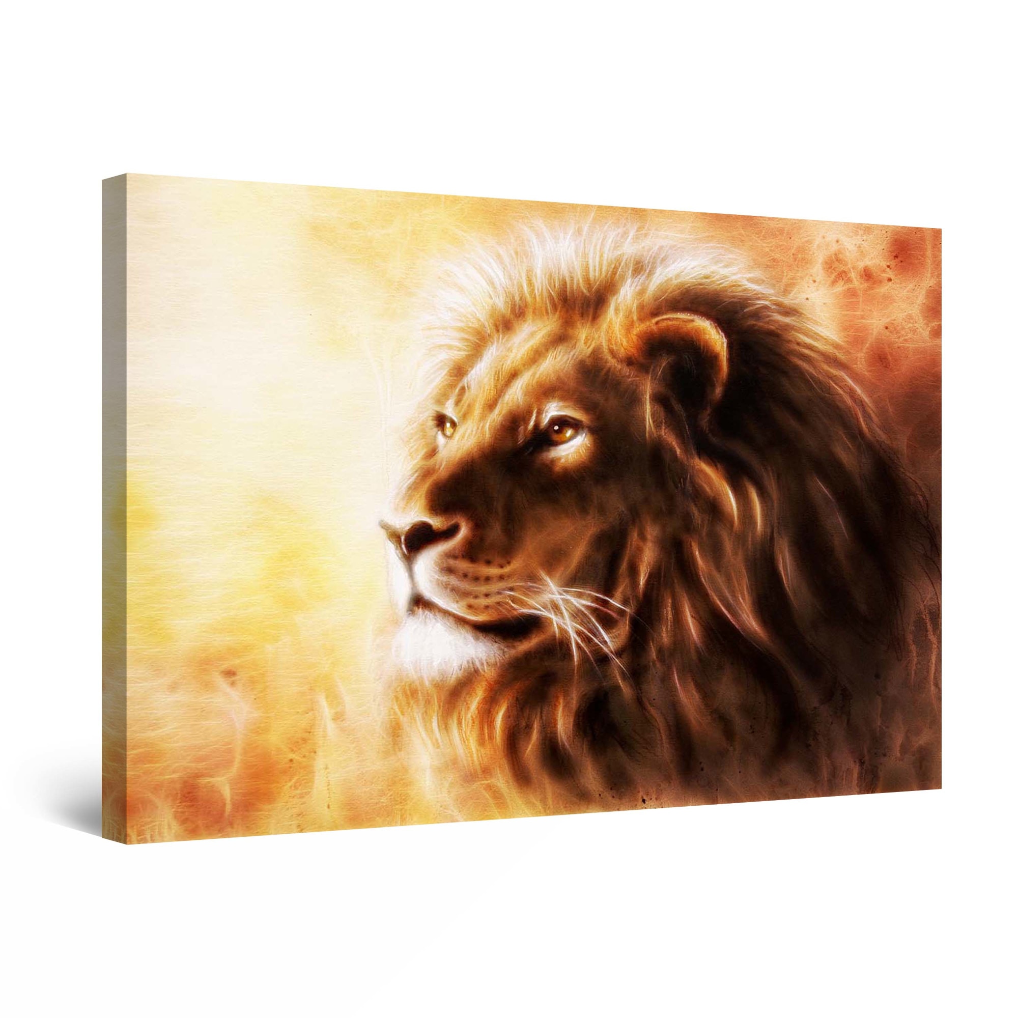 Tablou DualView Startonight Portret de leu, luminos in intuneric, 30 cm x 20 cm