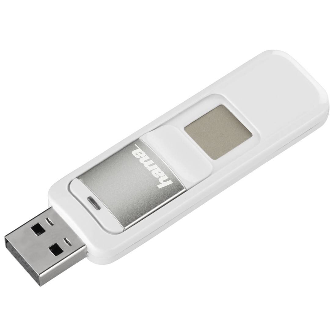 Memorie USB Hama ProtectionKey 64GB USB 2.0 Alb