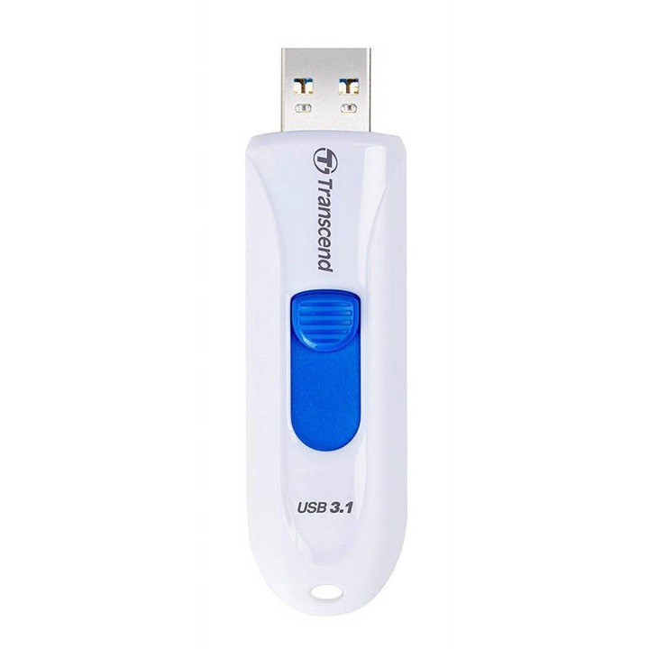 USB памет Transcend, Jetflash 790, Бял, USB 3.0, 64GB