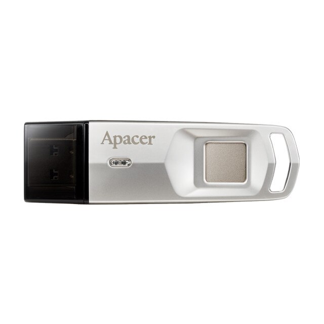 Memorie USB APACER AH651 Fingerprint 64GB USB 3.1 Silver