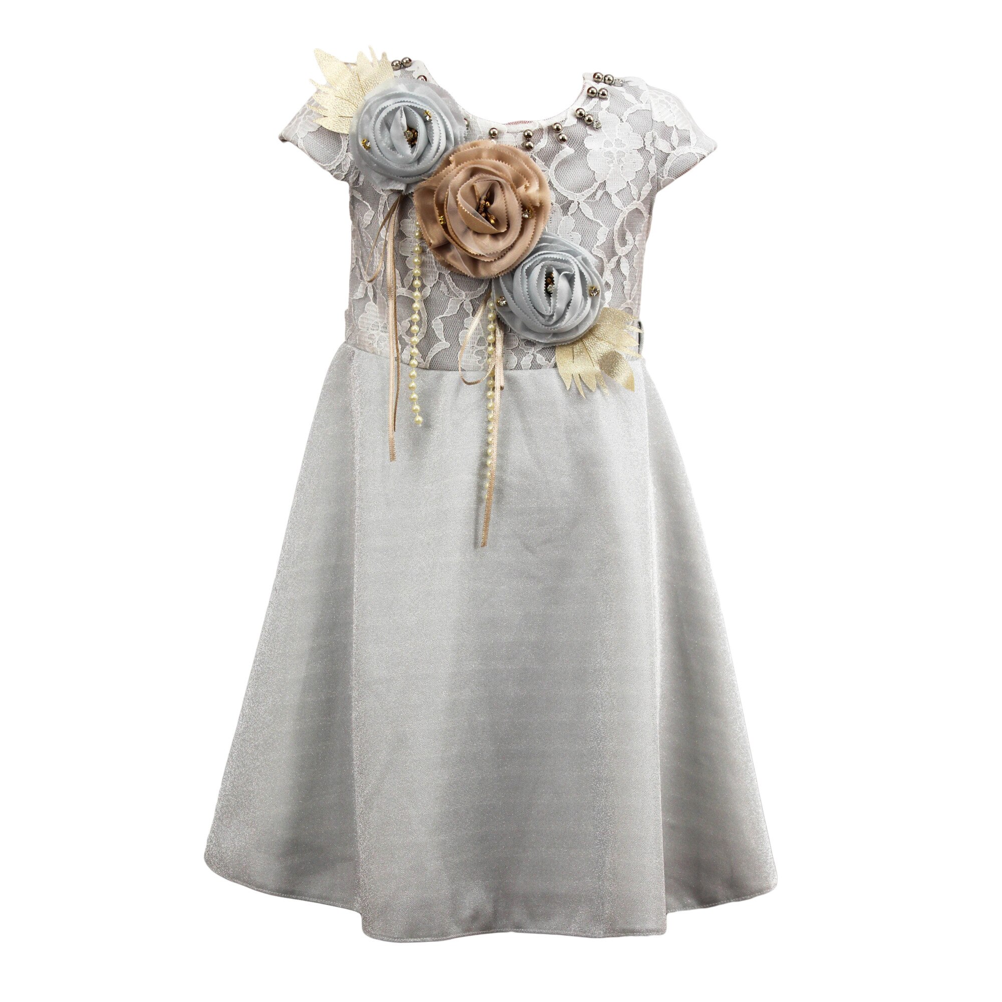 Rochie casual-eleganta, culoare bleu, varsta 6 ani