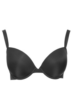 Sutien microfibra, fara cusaturi, Flower 2508, cu burete subtire, Negru Sutien microfibra, fara cusaturi, Flower 2508, cu burete subtire, Negru