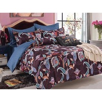 Lenjerie de pat 2 persoane, 4 piese, Dormy, model Mia , Finet