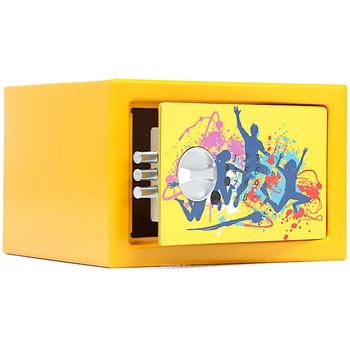 Seif electronic si cheie,170x260x230 mm, Planet Safe T170EL Smile Seif electronic si cheie,170x260x230 mm, Planet Safe T170EL Smile