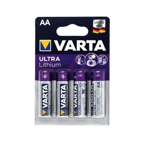 Baterii Varta Ultra Lithium AA, R6 4 Baterii