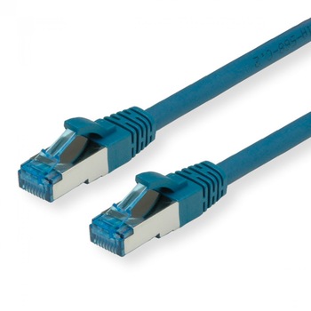 Cablu retea S-FTP cat 6a Bleu 5m, Value 21.99.1955 Cablu retea S-FTP cat 6a Bleu 5m, Value 21.99.1955