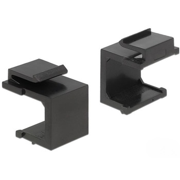 Masca modul Delock Keystone cover negru X4 Masca modul Delock Keystone cover negru X4
