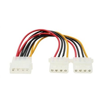 Cablu divizor de putere , Manhattan , Molex 0.2m , alb Cablu divizor de putere , Manhattan , Molex 0.2m , alb