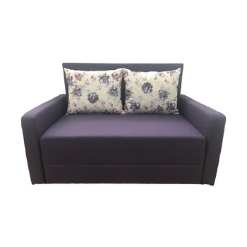 Canapea extensibila Isabel, MobAmbient, Mov, material textil, extensie din plasa de arcuri tip relaxa, cu lada de depozitare, 2 perne incluse, 160x190 cm Canapea extensibila Isabel, MobAmbient, Mov, material textil, extensie din plasa de arcuri tip relaxa, cu lada de depozitare, 2 perne incluse, 160x190 cm