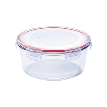 Vas termorezistent rotund 0.45 L Wellberg WB-50312, Capac, Transparent Vas termorezistent rotund 0.45 L Wellberg WB-50312, Capac, Transparent