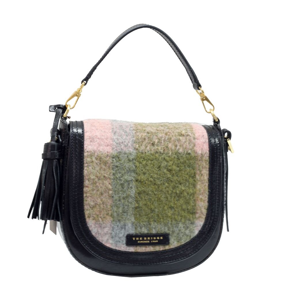 Geanta de dama casual The Bridge, din piele naturala, neagra