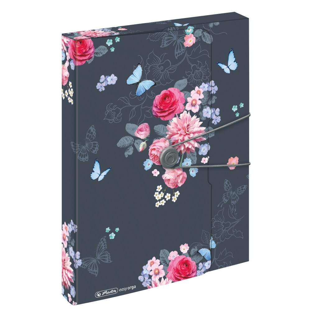 Mapa Herlitz EOTG Ladylike Flowers, A4, cotor 4 cm, PP